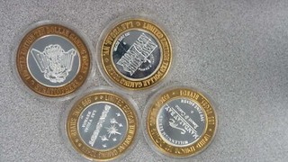 Lot of 4 Casino Silver Strike Strikes (104)