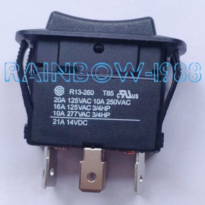 R13-260 FOR SCI switch 6-pin 3-speed self-locking ship type switch
