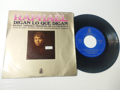 Raphael Digan Lo Que Digan Pelicula 1966 HH-17421 - Single LP Vinilo 7'' VG/VG