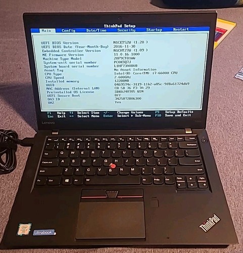 Lenovo ThinkPad T460s Laptop/i5-6300U/8GB/128GB SSD/Windows7 SIEHE BESCHREIBUNG!!