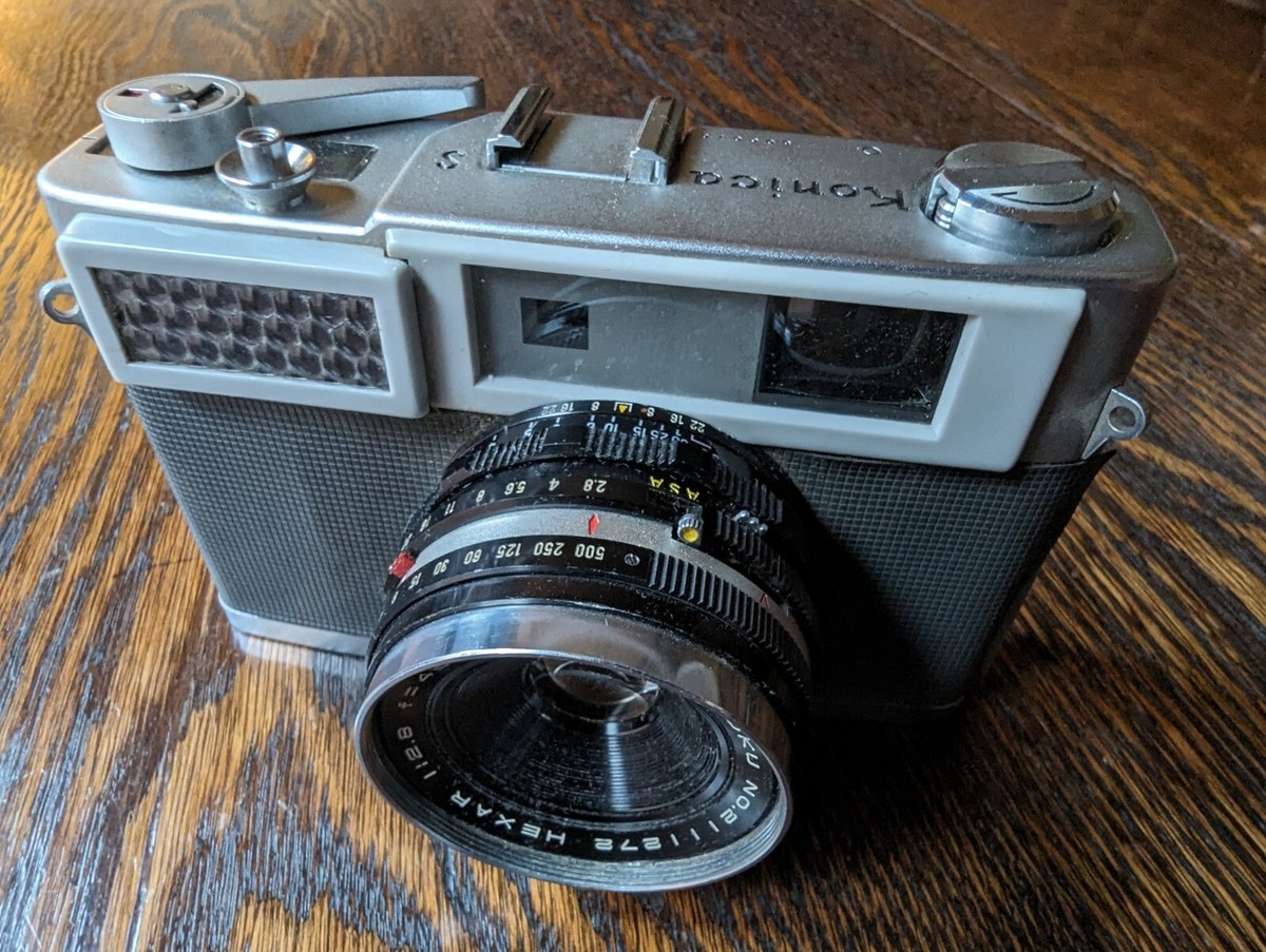 AS IS Konica S Rangefinder Film Camera Hexanon 48mm F2 lens | eBay