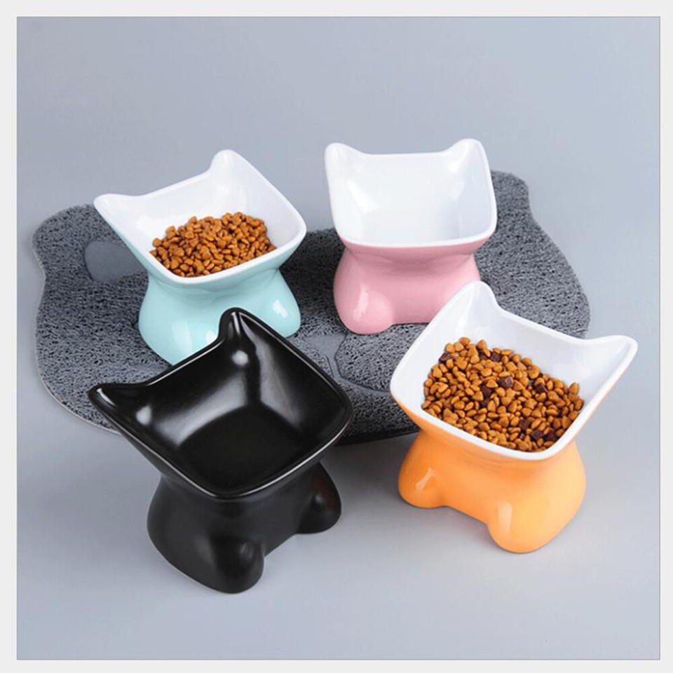 Dogs Food Bowls Dog Bowls Raised Dog Feeder Cat Dish Pet Food Dish eBay