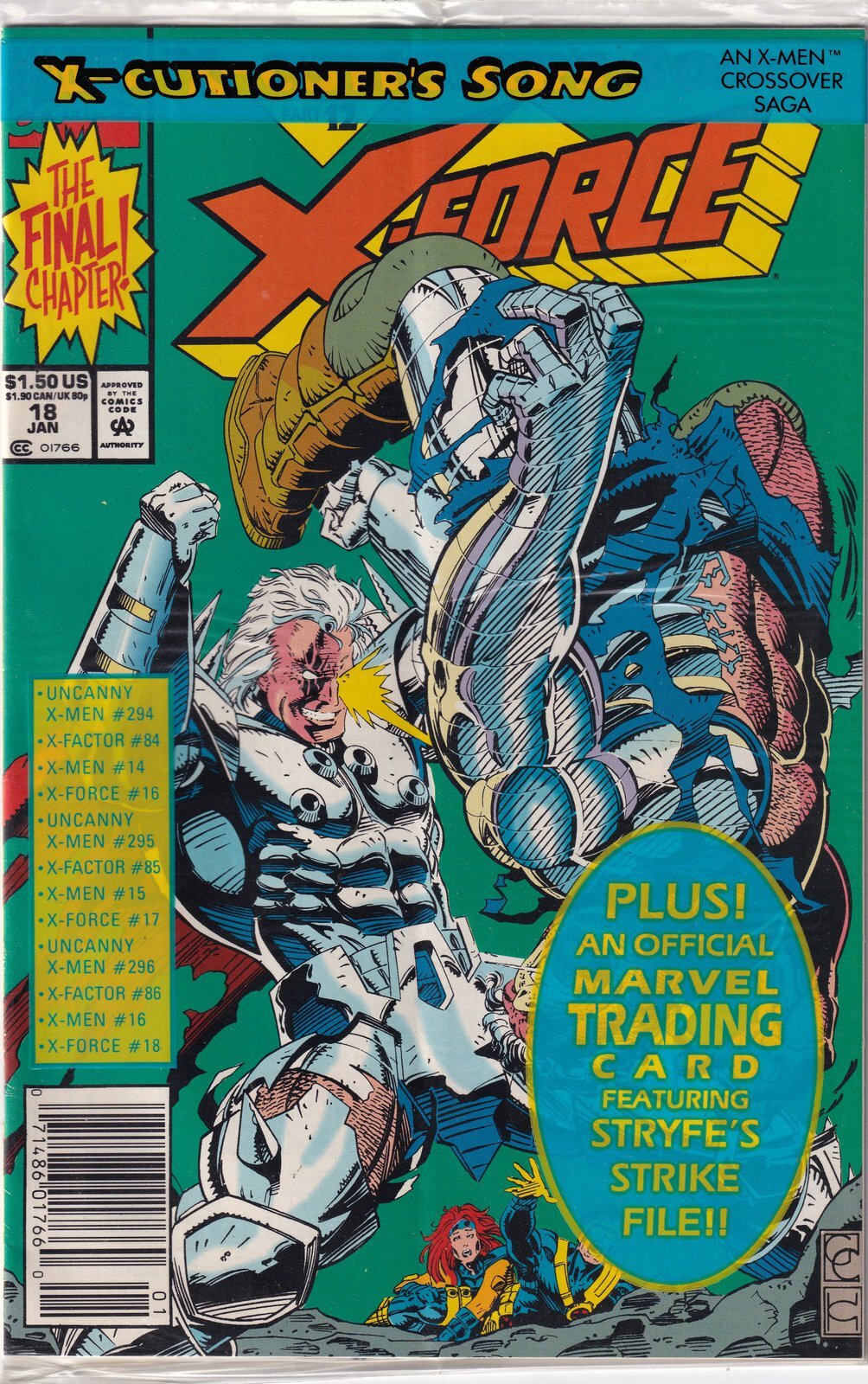 X-Force #18 Polybagged Newsstand Cover Marvel Comics