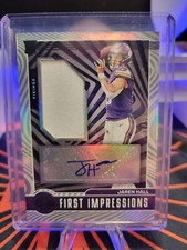 2023 Panini Illusions Football Jaren Hall First Impressions RPA #'d/50