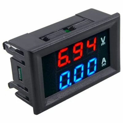 Voltmetro Amperometro digitale 100Vcc 10A LCD #