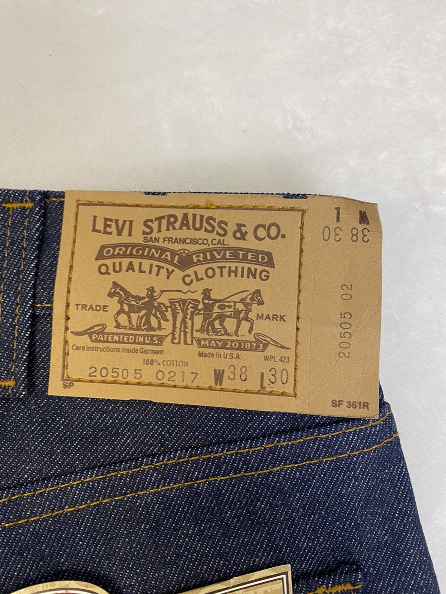 Vintage Levi's Men's Size 38x30 Orange Tab 20505 0217 80s