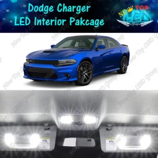 17x White Interior LED Lights Package Kit For 2011 - 2021 2022 Dodge Charger