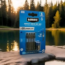 Hart 5pc Impact Driver Bit Set T25 Magnetic