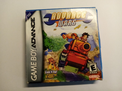 Nintendo Game Boy Spiel ''Advance Wars '' in Pappbox