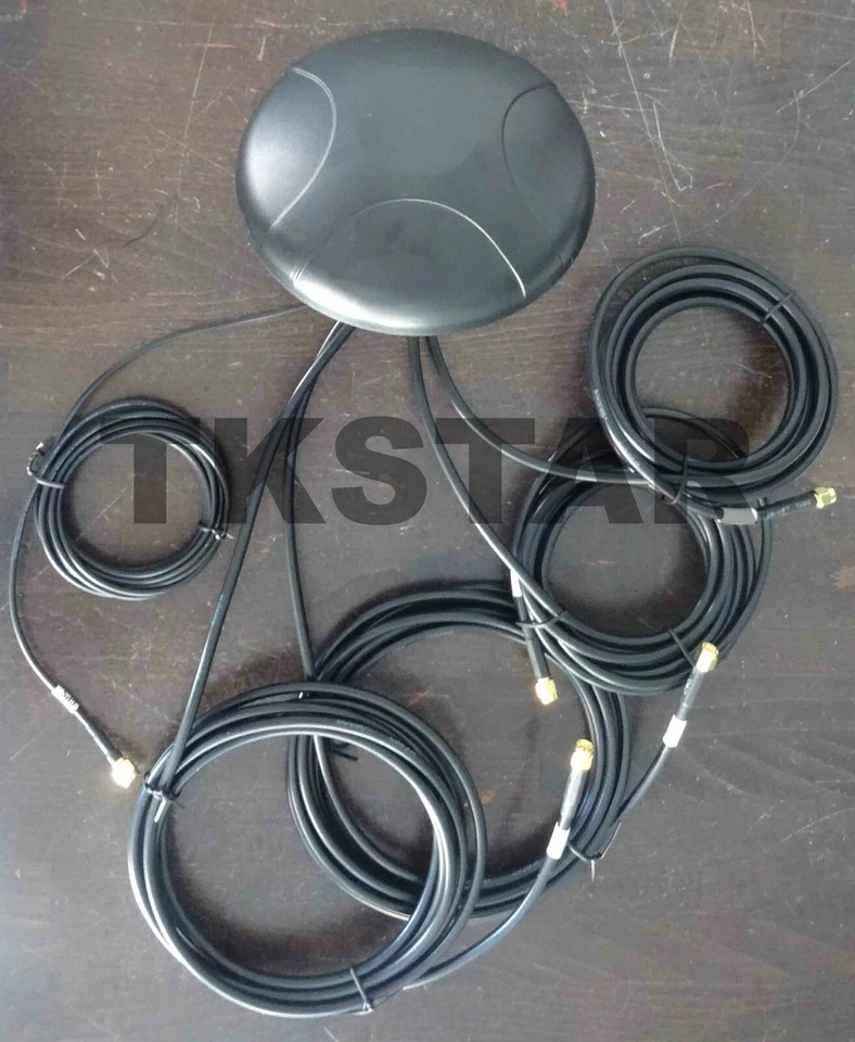 LTE 4G Wifi GSM GPS camion barca tetto antenna esterna amplificatore MIMO 5x 3m cavo SMA - Immagine 4 di 4