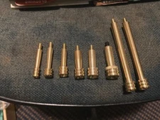 🦅 Muzzleloader Solid Brass Jags 58, 54, 50, 45, 40 or 32 Calibers 10-32 Threads