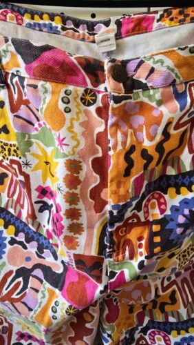 Pantalones de mezclilla LUCY & YAK X MELISSA FOSTER "Dana" algodón orgánico multicolor talla W40R - Imagen 16 de 20