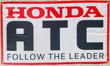 Honda ATC 3 Wheeler Trike 3x5ft FLAG BANNER DRAPEAU MAN CAVE GARAGE Tri Z
