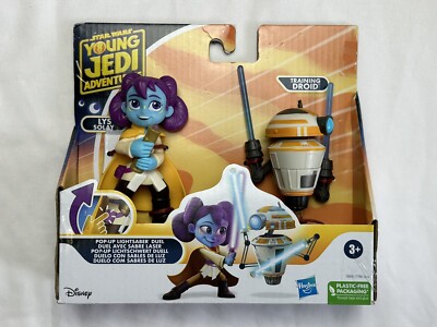 Star Wars Young Jedi Adventures Pop-Up Lightsaber Duel Lys Solay -New