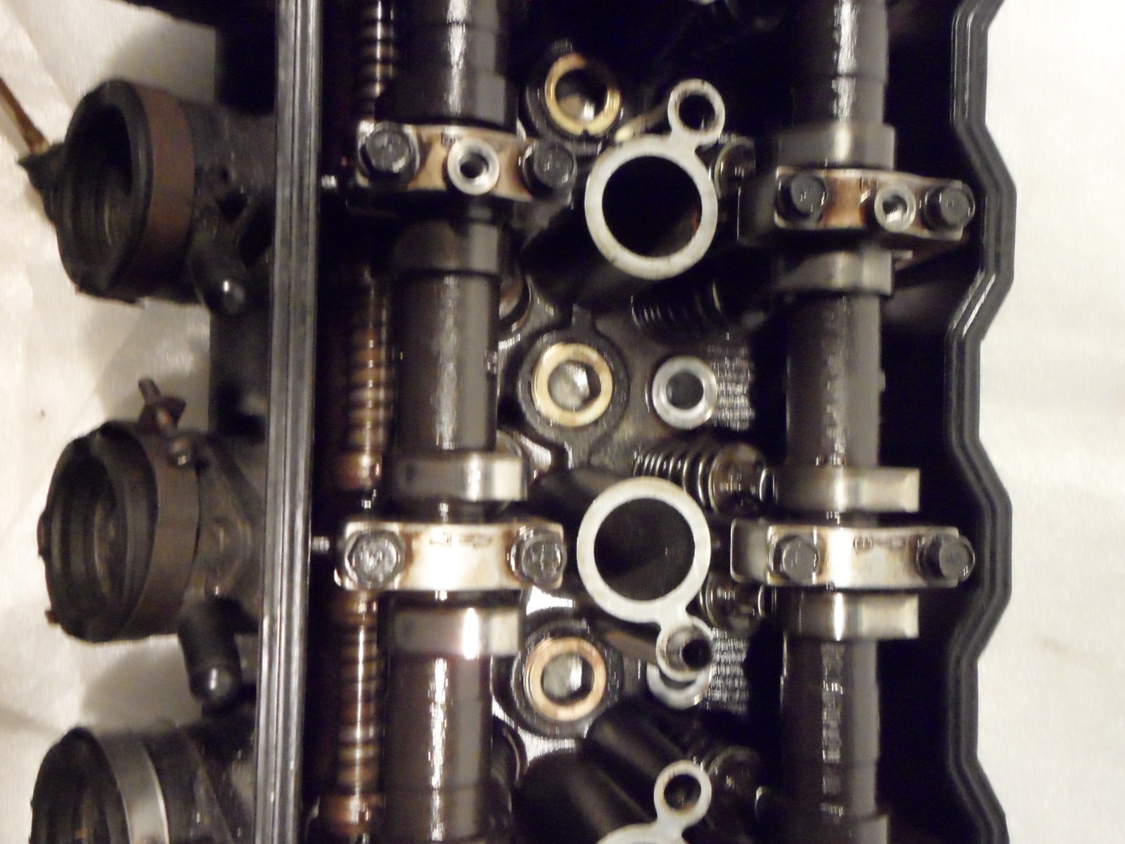 Kawasaki zx10 b cylinder head and cams with vernier cam wheels eBay