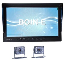 9 Inch 1080P Backup Camera Monitor Kit for RV Trailer Camper 2 Night Vision Cams