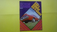 Holden HQ SS Monaro Kingswood Motor Manual Magazine Jul. 1972 Feature Alfetta B7