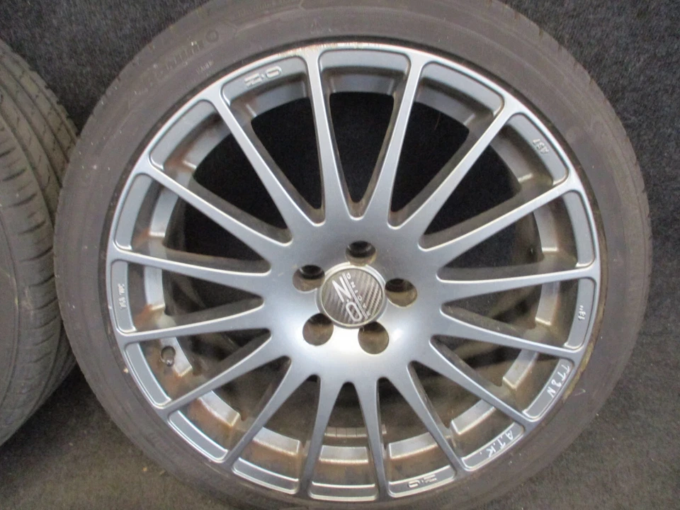 18" OZ AS7 Alufelgen Sommerreifen 225 40 92Y AUDI TT 8N A3 VW Golf 4 8x18 ET35 - Bild 2 von 4