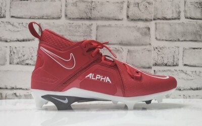 Nike Alpha Menace Pro 3 University Red Football Cleats  display picture 2