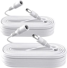 2-Pack 33ft DC Power Extension Cables (NEW) - FREE SHIPPING