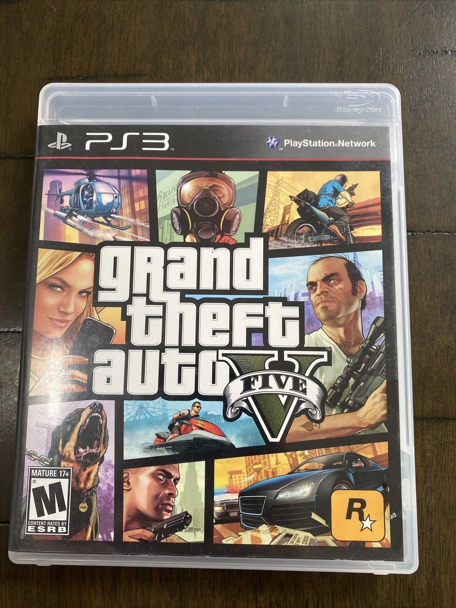 PS3グランドセフトＶ Grand Theft Auto V 5 PlayStation 3 PS3 Game Complete With Manual