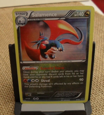SALAMENCE LP Pokemon Card 8/20 Shiny Holo 2012 TCG CCG Rare Vault