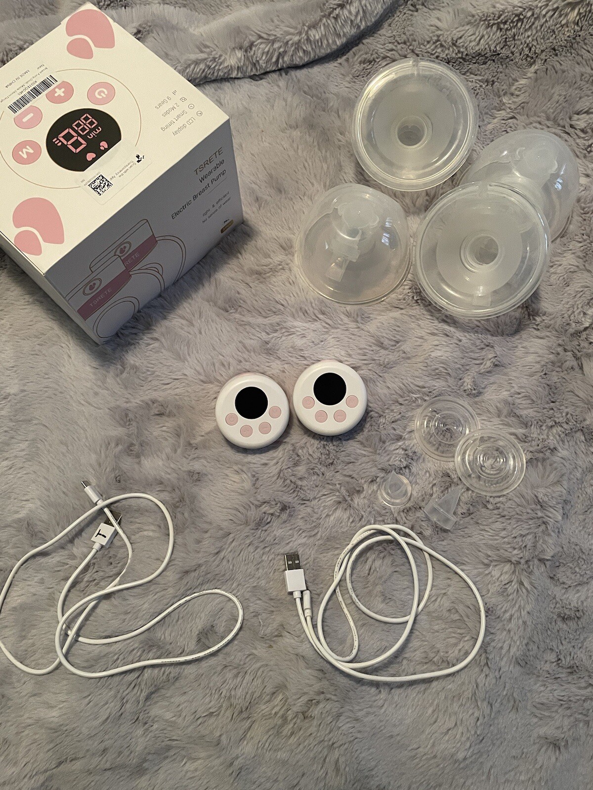 Portable Tsrete Electric Breast Pump for Comfortable Expressing-image