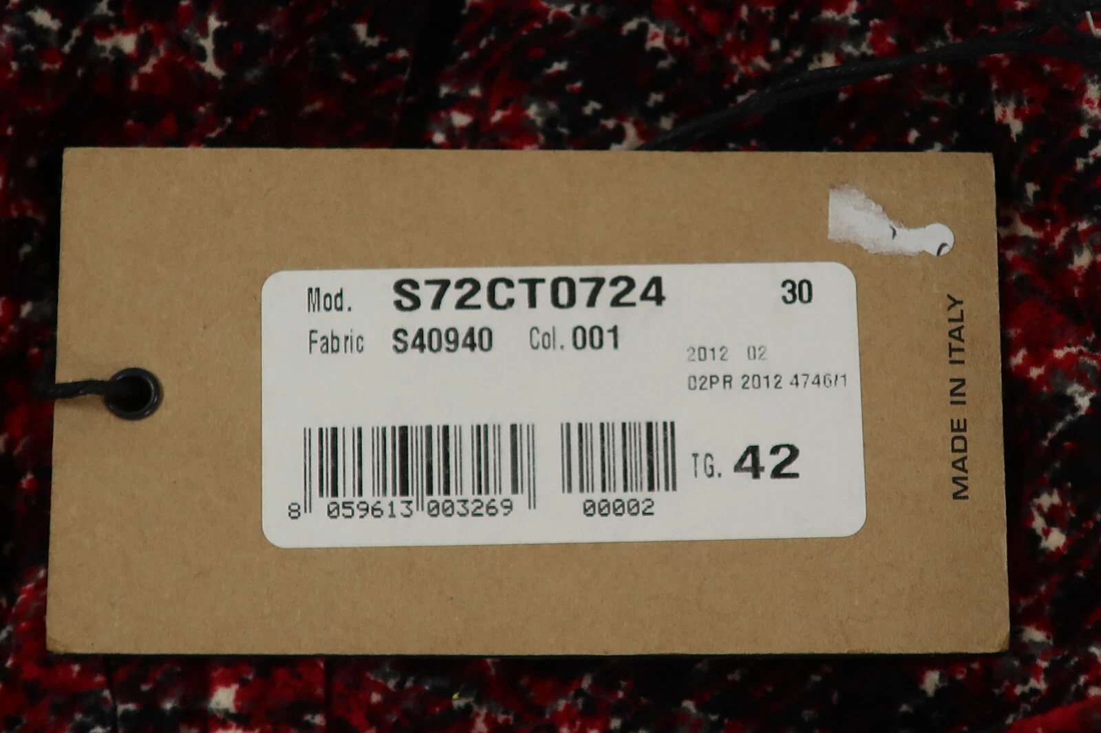 New NWT DSQUARED2 Cotton Leather Trim Bodycon Dress S M 42 4 5 6