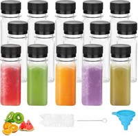 ✅15 StüCk Kleine Flaschen Zum BefüLlen 60Ml Ingwer Shot Flaschen Zum BefüLlen✅