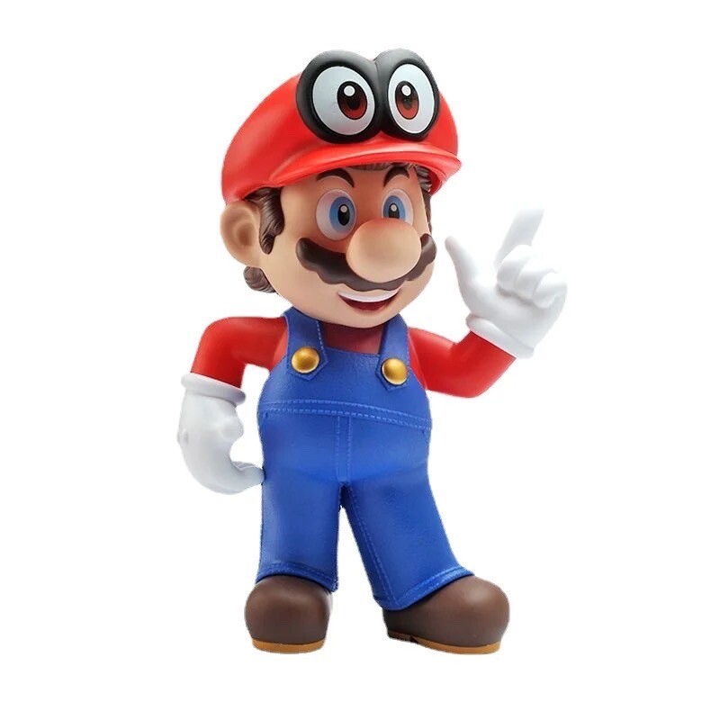 New Super Mario Odyssey Jumbo 39cm PVC Figure Statue | eBay