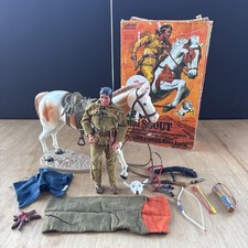 Vintage Tonto Action Figure  Horse Scout GABRIEL. Accessories And Box
