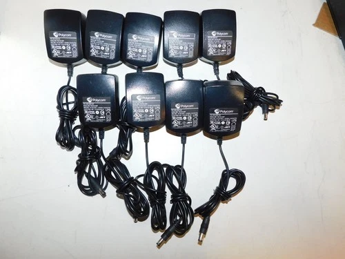 Lot of 9 Used Polycom PSA15A-480P 48V 0.31A Charger Power Supply Wall Adapter