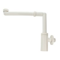 Tecuro Design Raumspar Flaschen-Geruchsverschluss 1 1/4 Zoll X Ø 32 Mm, Abs Weiß