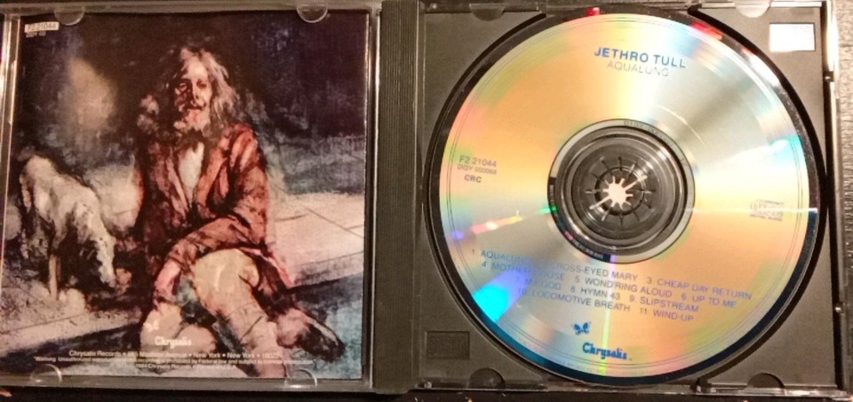 Jethro Tull Aqualung - Rare CD F2 21044 Original Issue On Chrysalis ...