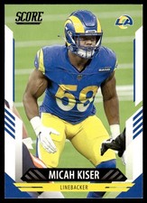 2021 Score #254 Micah Kiser - Los Angeles Rams