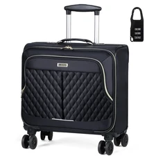Rolling Laptop Bag Rolling Laptop Briefcase on Wheels for Women/Men Fits Up t...