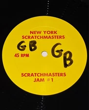 NEW YORK SCRATCH MASTERS JAM 1 ELECTRO DJ 12" RECORDS HIPHOP BREAKBEAT MIX 45 lp