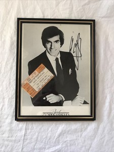David Copperfield 8X10 Poster Autograph and 1985 Ticket Stub