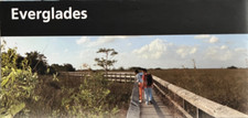 Vintage 2009 EVERGLADES NP - FL NATIONAL PARK SERVICE UNIGRID BROCHURE/MAP