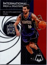 Peja Stojakovic #2 2019-20 Mosaic International Men of Mastery Mosaic Kings