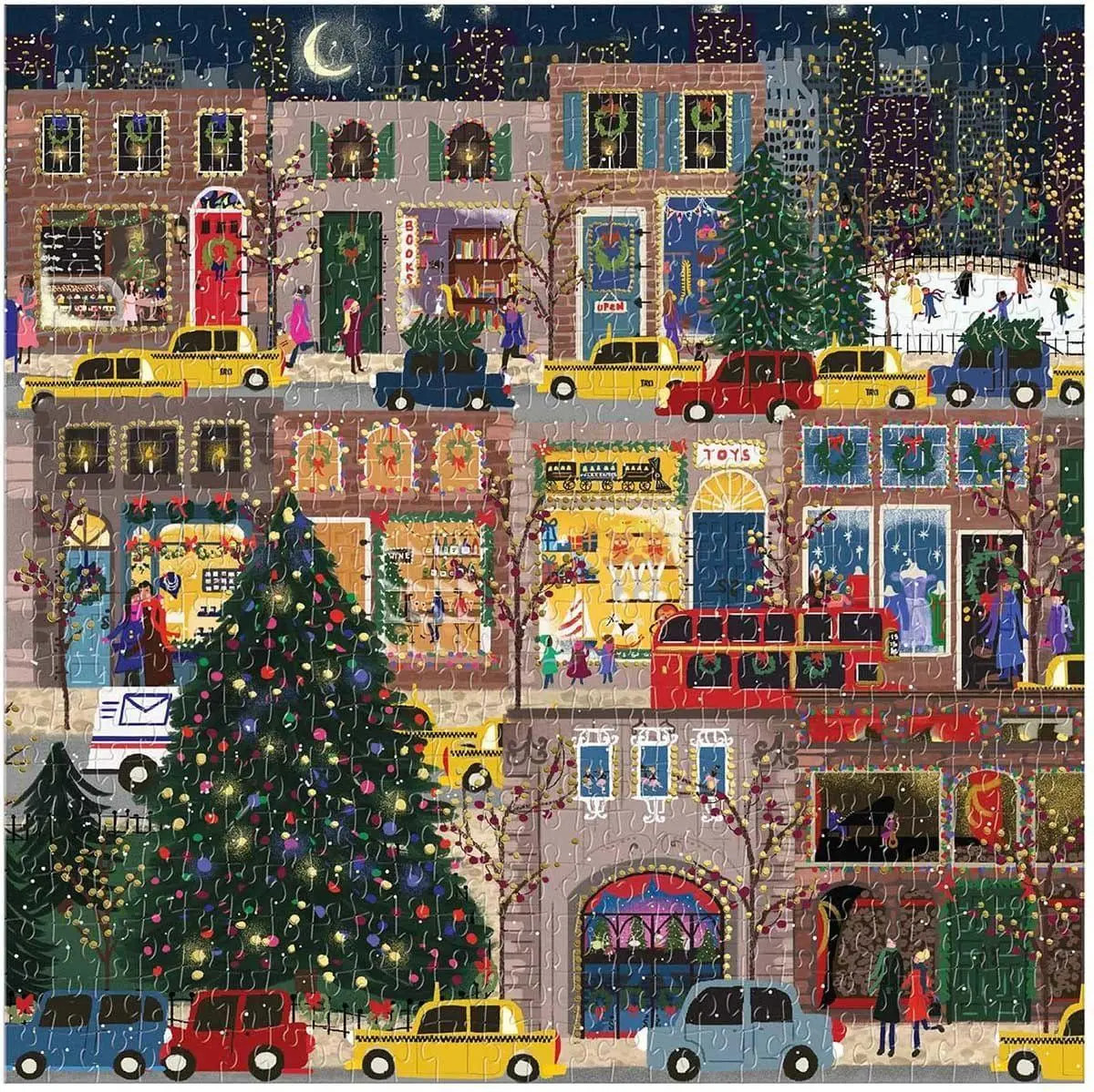 Winter Lights Foil Puzzle 500 Piece Puzzle | Galison | Englisch | Spiel | 2022 - Bild 2