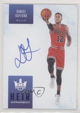 2019-20 Panini Court Kings Heir Apparent Sapphire 7/25 Daniel Gafford Auto c5o