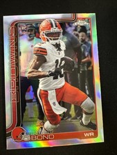 2025 Topps Chrome Isaiah Bond RC Refractor #341 Cleveland Browns Rookie WR