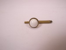 SINGLES 1 5/16" White Round Dome Vintage Formal Tux Prom Groom Shirt Stud a105