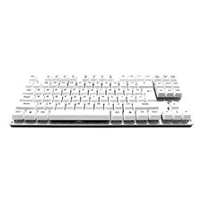 (White) Gaming Mechanical Keyboard 87-Key | Blue Switch, Wired, Aluminum Frame 5