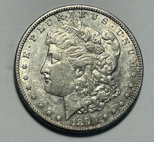 1899 S  MORGAN DOLLAR AU