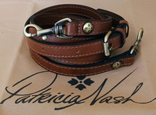 NWT Patricia Nash Leather Adjustable Replacement Strap Crossbody Bag Purse Brown