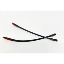 Ray-Ban RB8401 2509 Black Metal Red Temple Tips Eyeglasses Replacement Parts