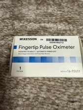 McKesson Fingertip Pulse Oximeter Black Digital Pediatric To Adult 16-93651