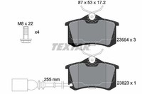 Textar Bremsbelagsatz, Scheibenbremse 2382301 FüR Seat VW